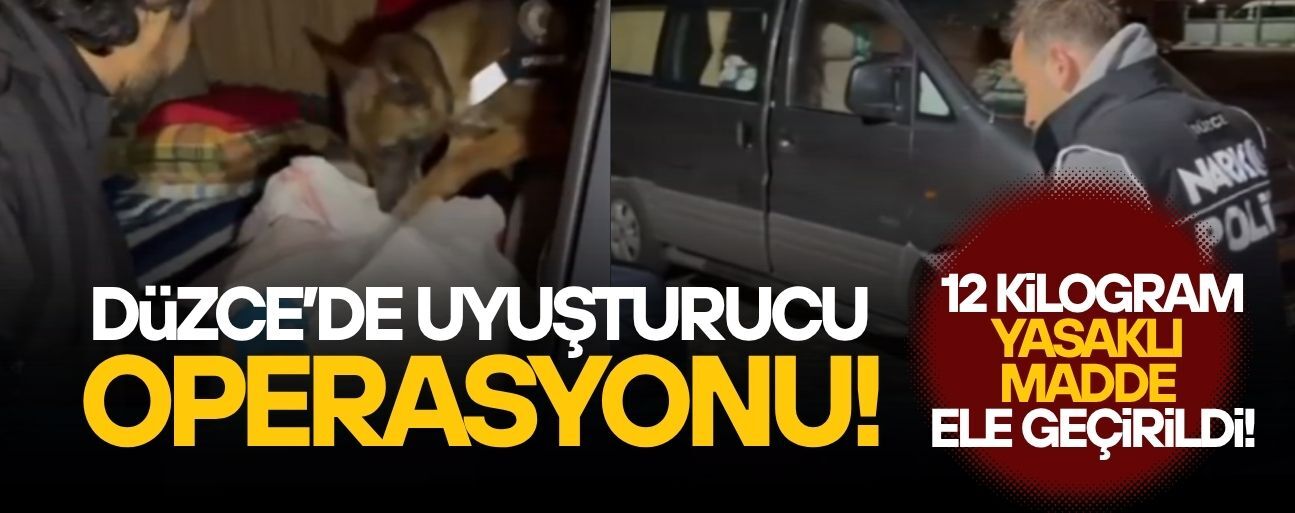 İSTANBUL’DAN, ANKARA’YA UYUŞTURUCU TAŞIYAN ARAÇ DÜZCE’DE YAKALANDI