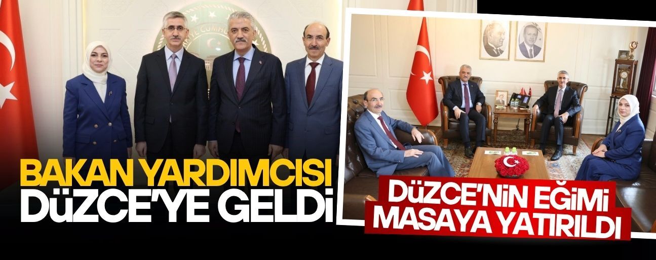 BAKAN YARDIMCISINDAN VALİ MAKAS’A NEZAKET ZİYARETİ