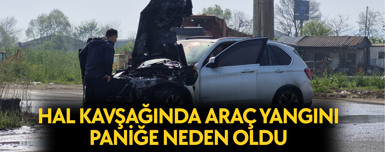 MOTOR KISMINDAN ÇIKAN ALEVLER CİPİ KULLANILAMAZ HALE GETİRDİ