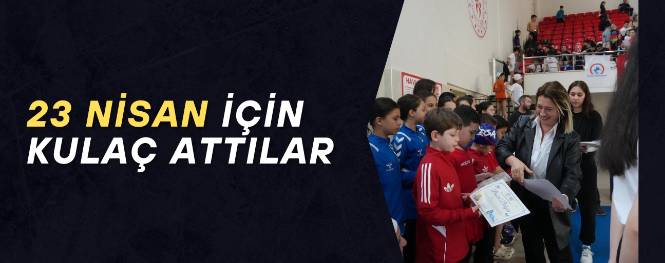 180 GENÇ YÜZÜCÜ YARIŞTI