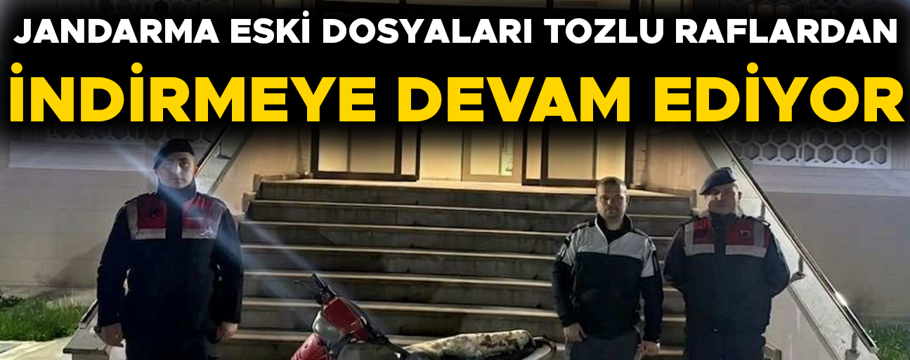 JANDARMA EKİPLERİ HIRSIZLIK ŞÜPHELİSİNİ GÖZALTINA ALDI