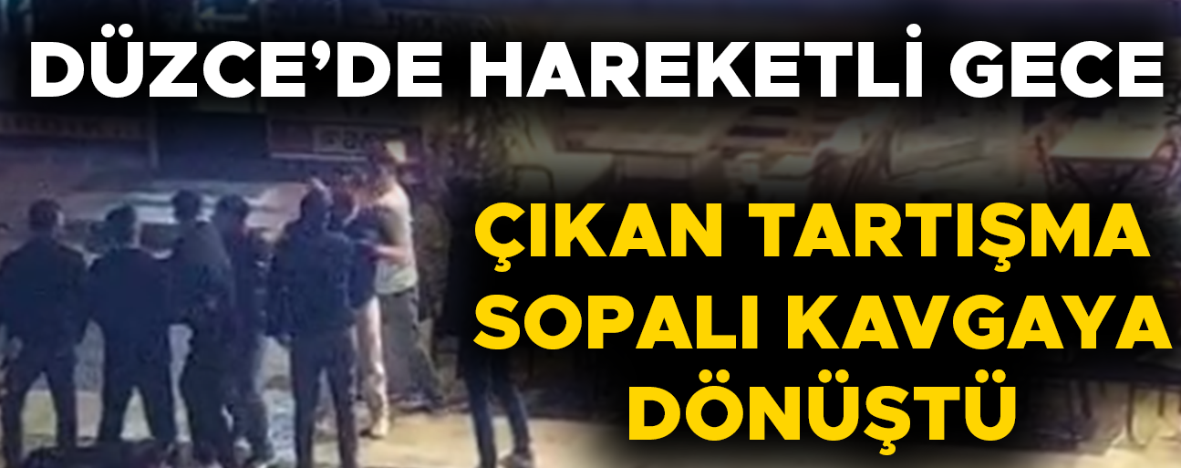 OLAYA POLİS EKİPLERİ MÜDAHALE ETTİ