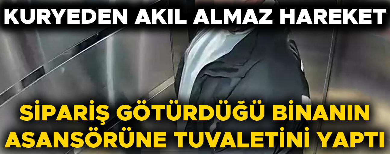 GÖRÜNTÜLERİN ORTAYA ÇIKMASI İLE ASANSÖRÜ TEMİZLETTİLER