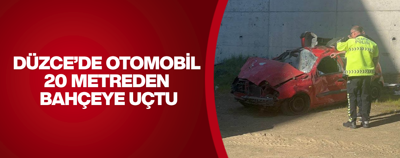 VİRAJI ALAMAYAN SÜRÜCÜ YARALANDI, EKİPLER SEFERBER OLDU