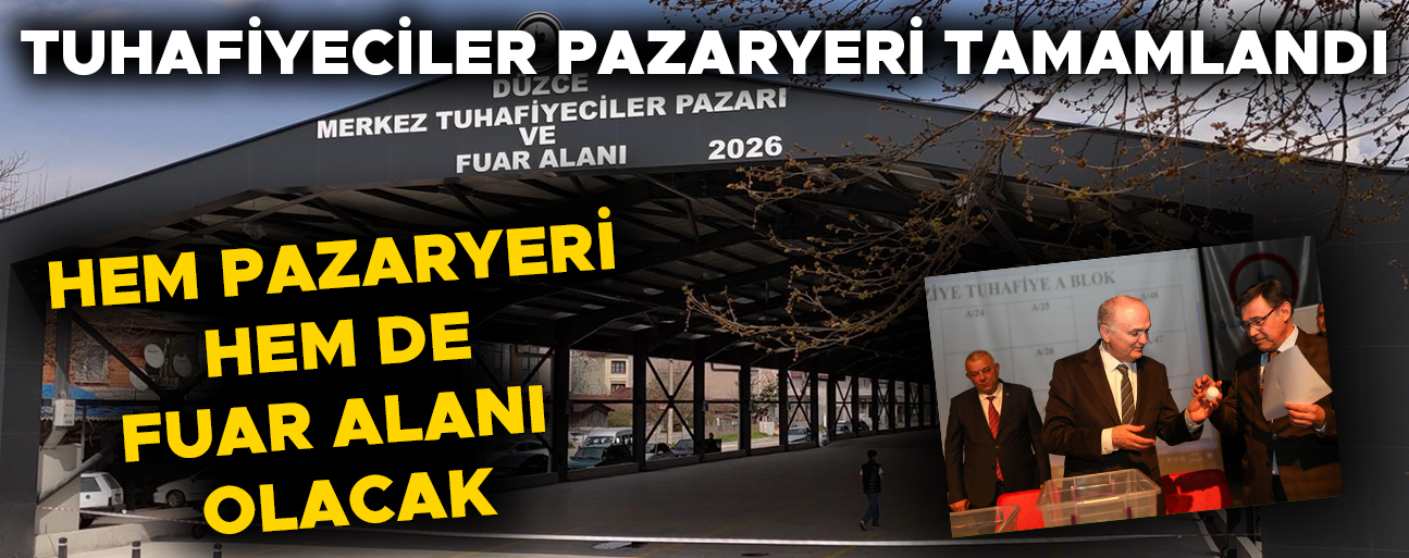 ESNAFLAR YERLERİNİ BELİRLEMEK İÇİN KURA ÇEKTİ