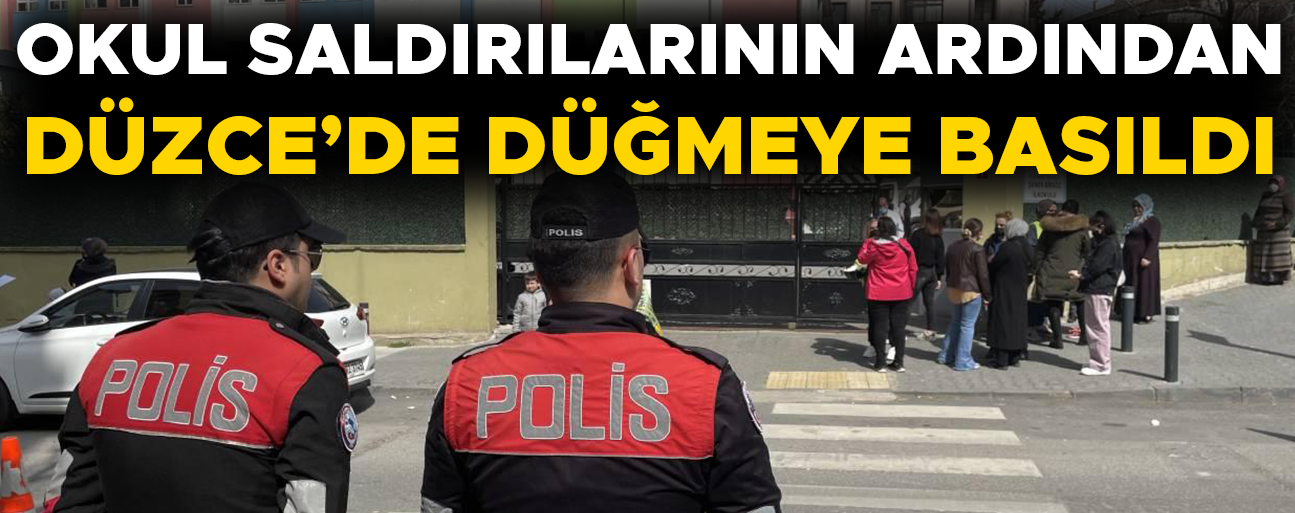 POLİS OKUL ÖNLERİNDE YOĞUN GÜVENLİK ÖNLEMLERİ ALDI