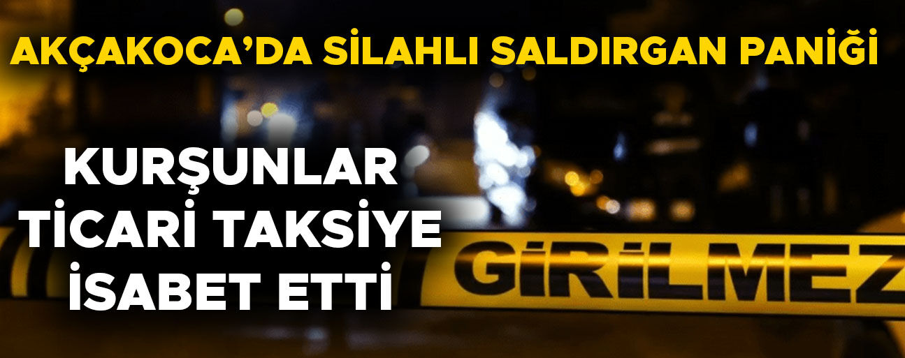 POLİS SİLAHLI SALDIRGANI YAKALAMAK İÇİN ÇALIŞMA BAŞLATTI