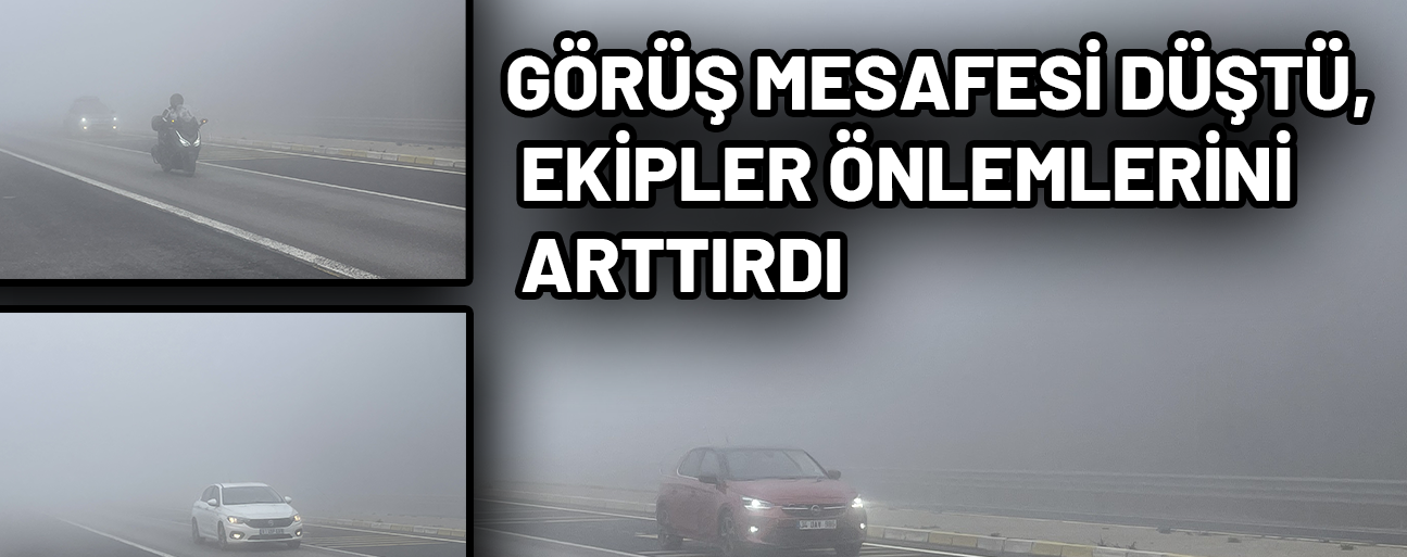 BOLU DAĞI SİSLE KAPLANDI