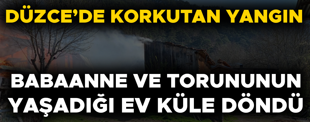 YANGIN SAMANLIĞA SIÇRAMADAN KONTROL ALTINA ALINDI