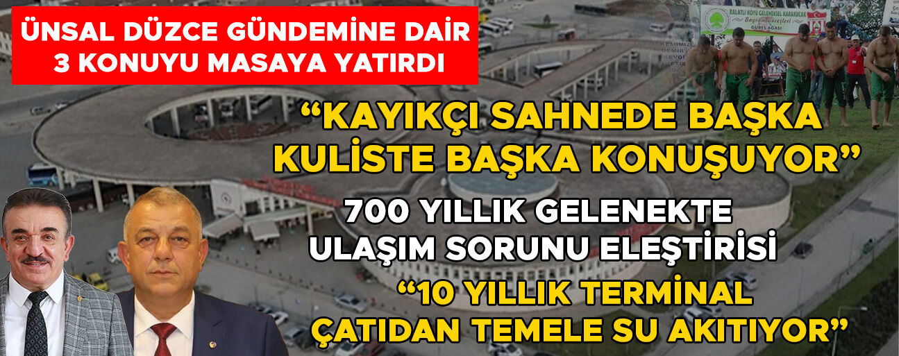 “TERMİNALİN YIKILMASI ARTIK ELZEM BİR HALE GELDİ”
