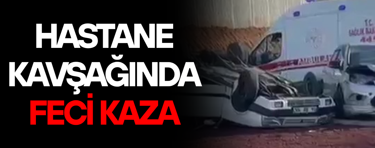 TAKLA ATAN ARAÇTAKİ YARALILAR HASTANEYE KALDIRILDI