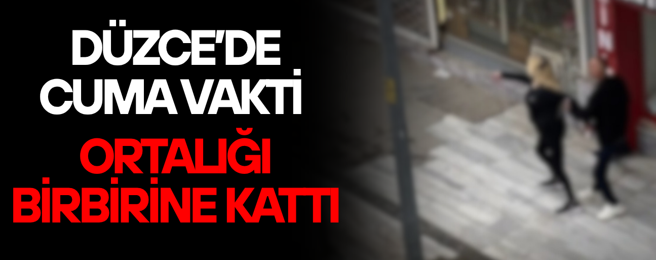 SOKAKTA BAĞIRIP HAKARETLER SAVURDU, VATANDAŞLAR SAKİNLEŞTİRDİ