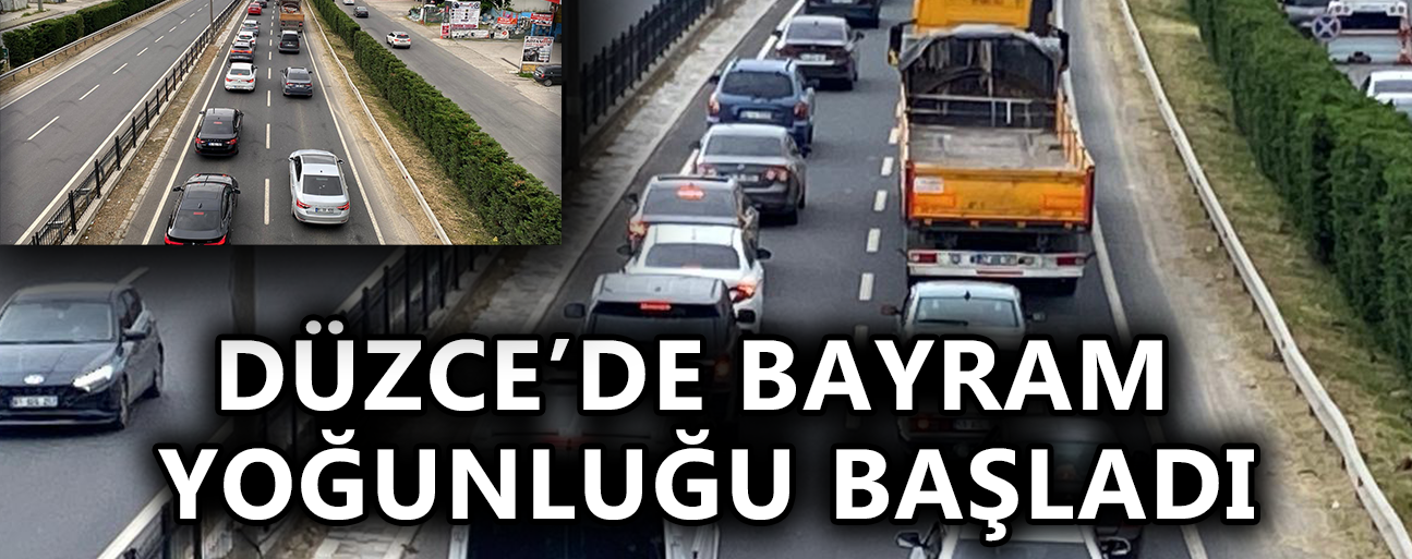 TRAFİK DURMA NOKTASINA GELDİ…