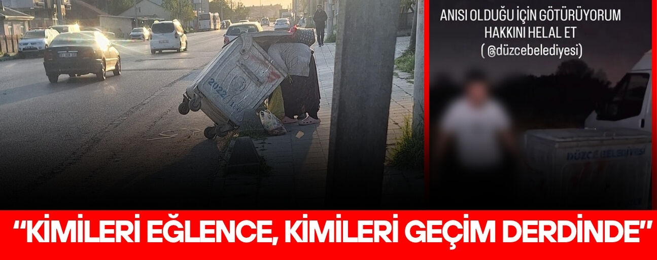 DÜZCE’DE YÜREK BURKAN MANZARA