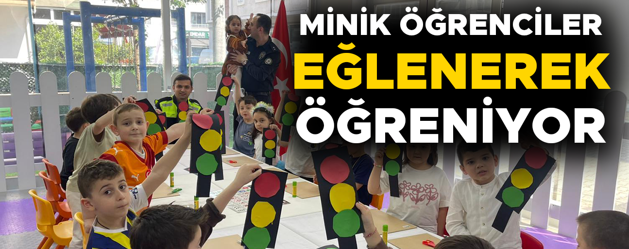 CUMAYERİ’NDE ANAOKULU ÖĞRENCİLERİNE TRAFİK EĞİTİMİ VERİLDİ