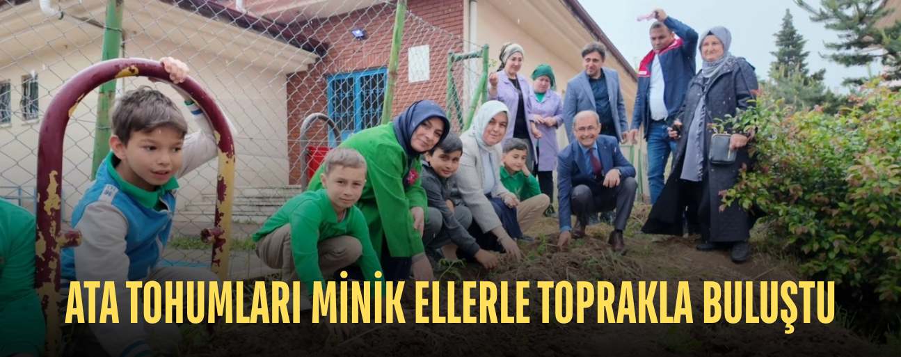 DÜZCE’DE 550 ÖĞRENCİYE 1.200 FİDE DAĞITILDI
