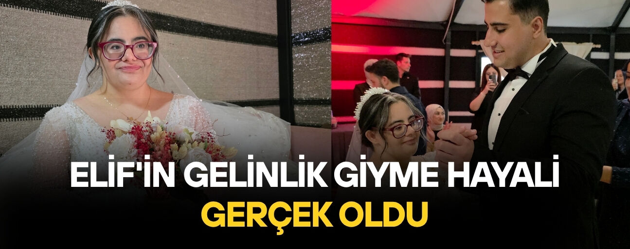 YAPAY ZEKAYLA TASARLADIĞI GELİNLİK HAYALİNE TEMSİLİ DÜĞÜNLE KAVUŞTU