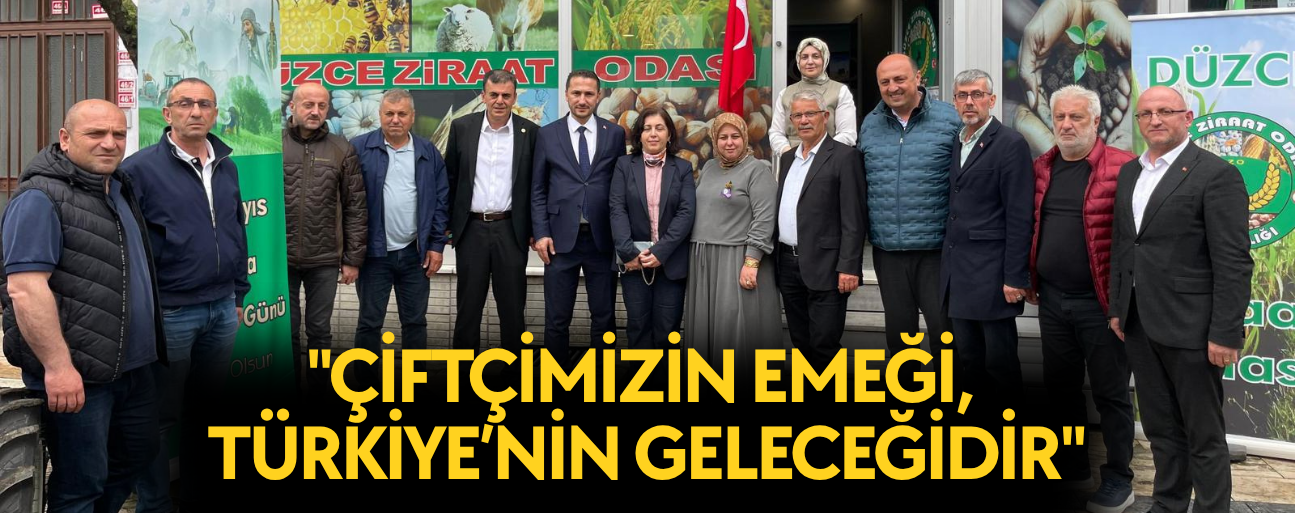 ŞENGÜLOĞLU: ÇİFTÇİMİZİN HER ZAMAN YANINDAYIZ