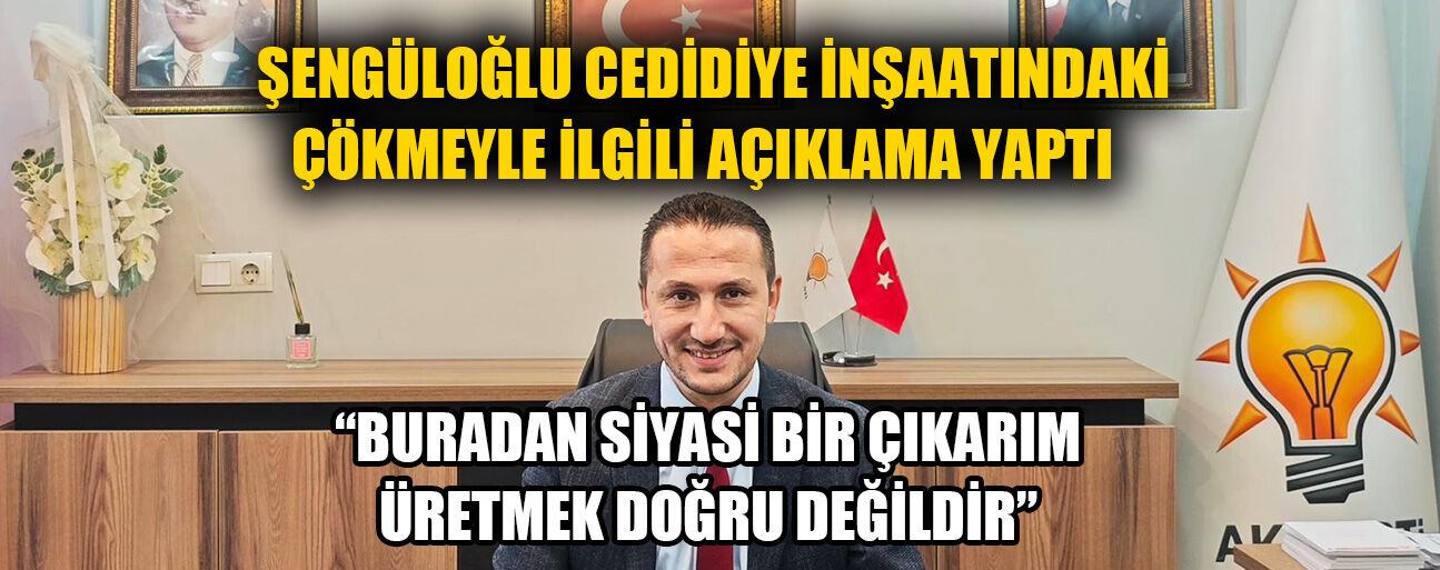 “KIYMETLİ PROJENİN EN SAĞLIKLI ŞEKİLDE TAMAMLANACAĞINA İNANIYORUZ”