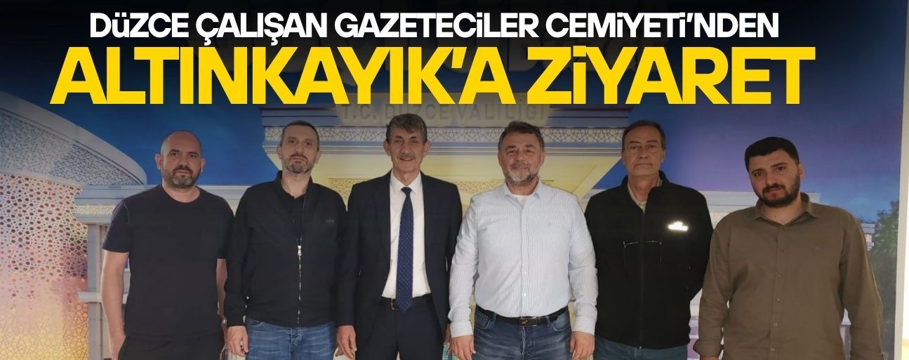 ÇALIŞAN GAZETECİLER CEMİYETİ’NDEN ALTINKAYIK’A ZİYARET