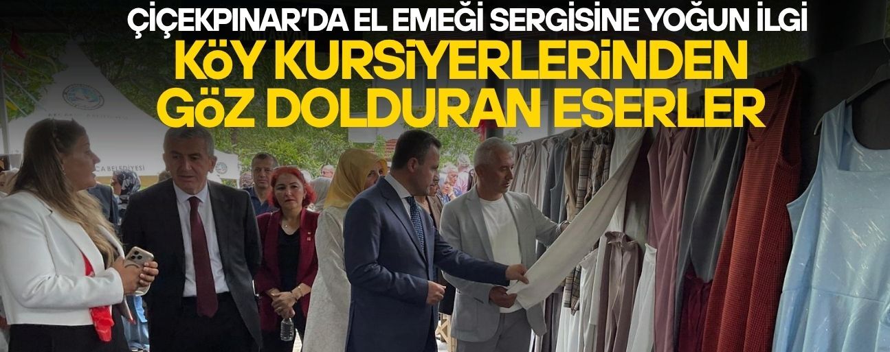 AKÇAKOCA’DA KURSİYERLERİN EL EMEĞİ ESERLERİ SERGİLENDİ