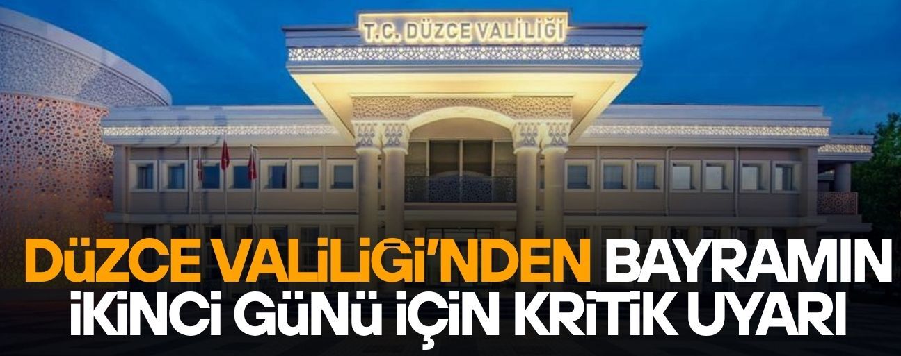 DÜZCELİLERİN TEDBİRLİ OLMASI İSTENDİ