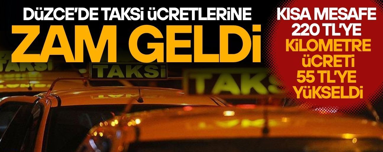 AKARYAKIT ZAMMI TAKSİ ÜCRETLERİNE YANSIDI