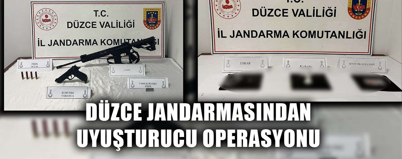 ÇOK SAYIDA UYUŞTURUCU ELE GEÇİRİLDİ