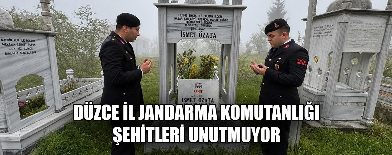 JANDARMA ŞEHİT ÖZATA KABRİ BAŞINDA ANILDI