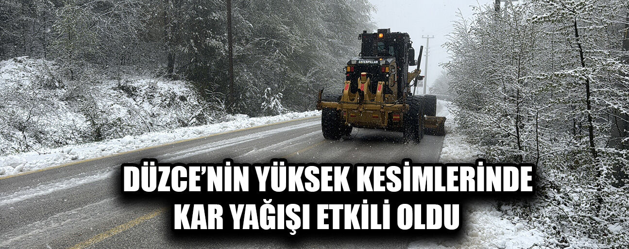 KAR KALINLIĞI 10 SANTİMETREYE ULAŞTI