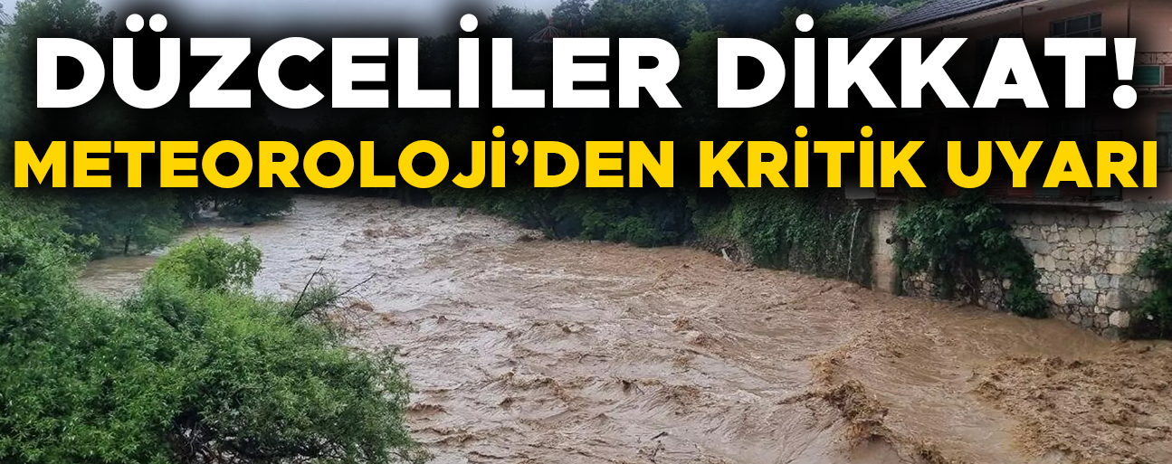 SEL RİSKİ TAŞIYOR…