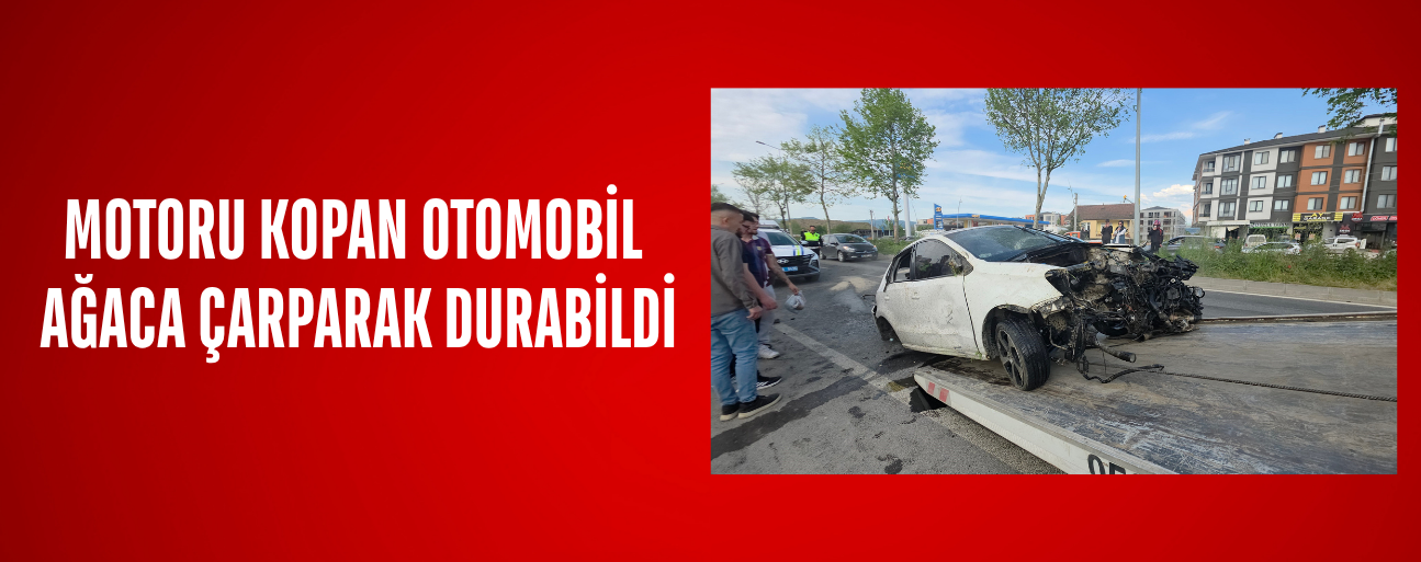 D-655’TEKİ KAZADA SÜRÜCÜ HAFİF YARALANDI