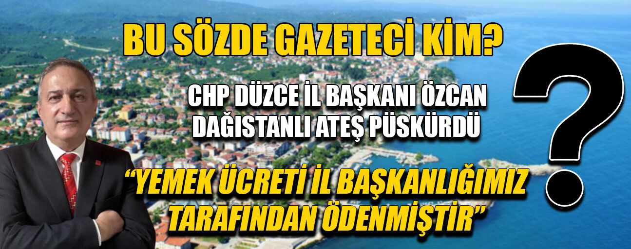 DAĞISTANLI: “YA BU NEYİN PUŞTLUĞU BU, BIÇAK KEMİKTE”