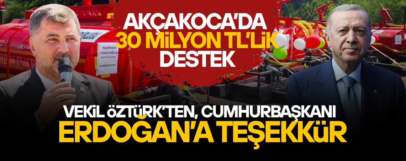 ÖZTÜRK: BİZLER ALIN TERİNİN HER ZAMAN YANINDAYIZ