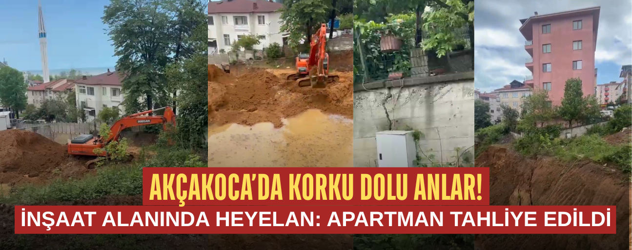 BAHÇEDE MEYDANA GELEN ÇÖKME SONRASI EKİPLER MÜDAHALE ETTİ