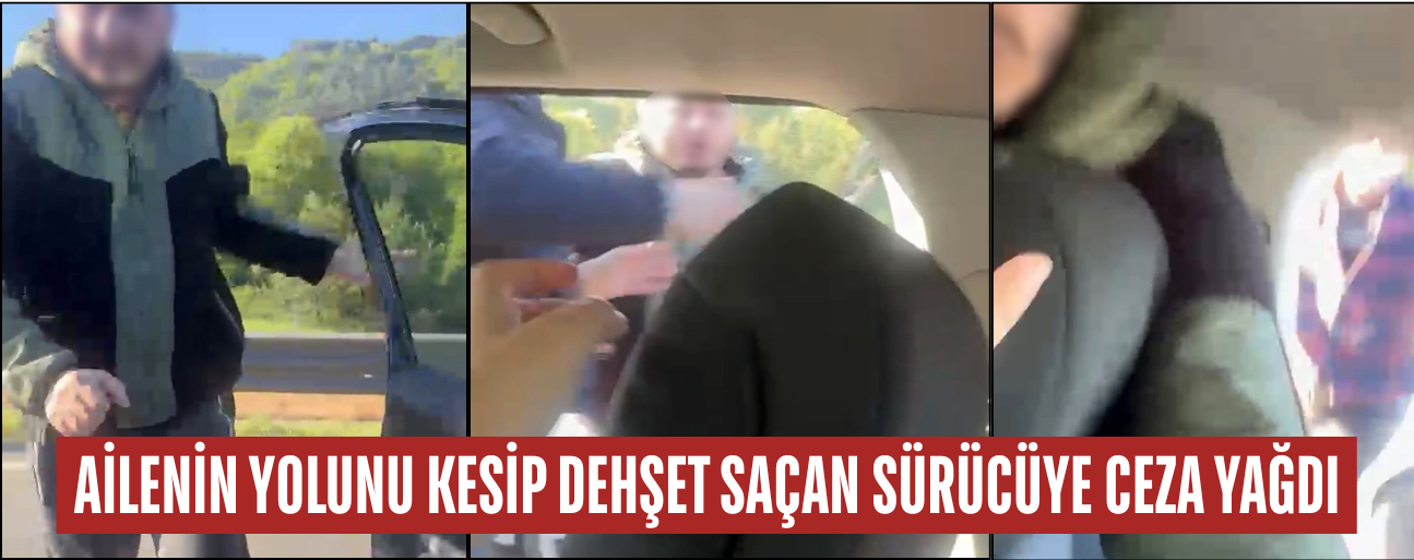 180 BİN TL CEZA VE EHLİYETİNE EL KONULDU
