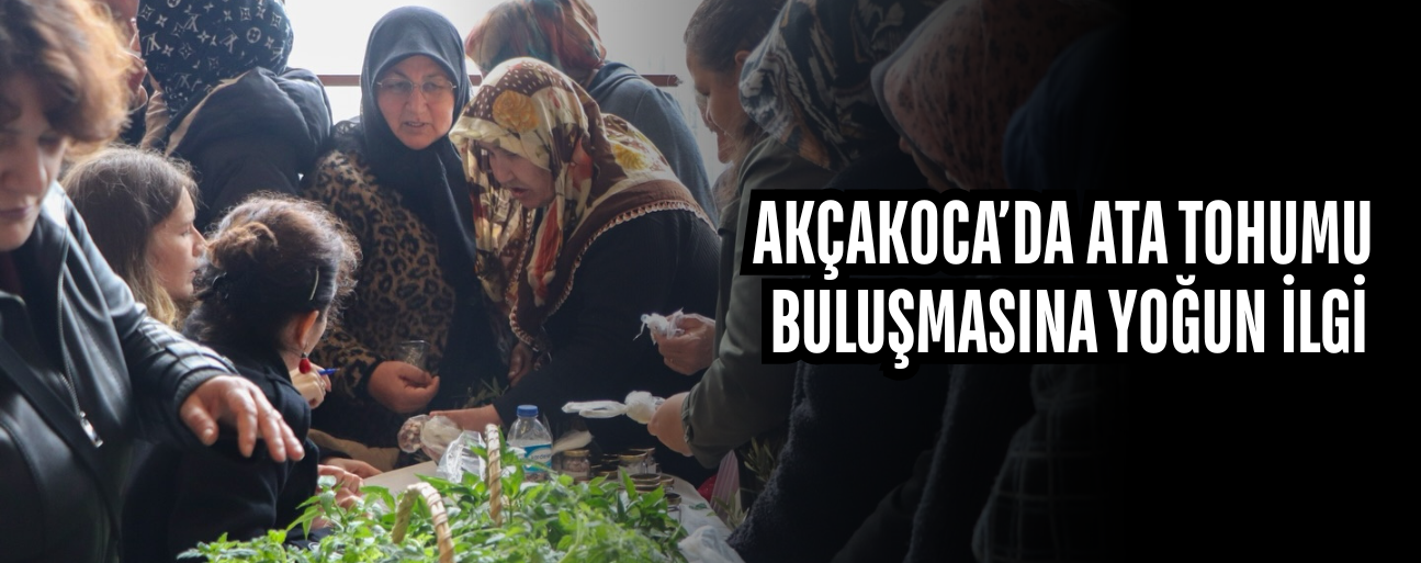 VATANDAŞLAR VE ÜRETİCİLER TOHUMLARINI ÜCRETSİZ TAKAS ETTİ