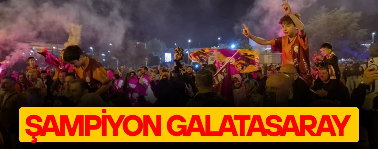 DÜZCE’DE SARI KIRMIZILI TARAFTARLAR DOYASIYA ŞAMPİYONLUK KUTLADI