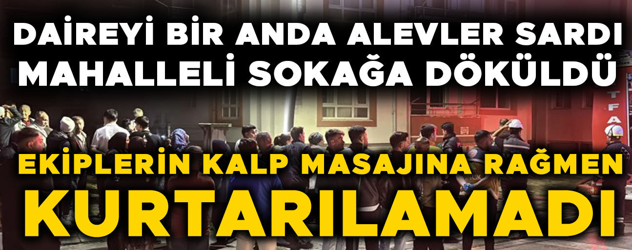 İTFAİYE EKİPLERİNİN MÜDAHALESİ İLE YANGIN KONTROL ALTINA ALINDI