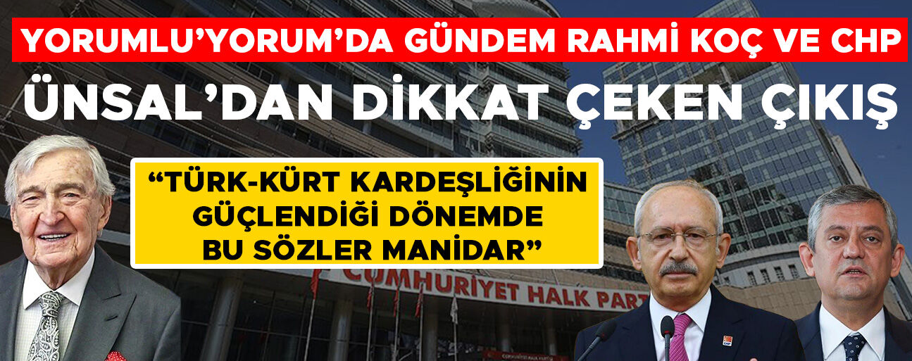 “CUMHURİYET HALK PARTİSİ FABRİKA AYARLARINA GERİ DÖNÜYOR”