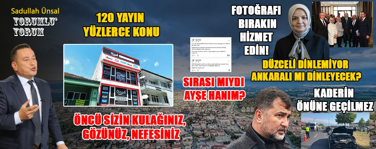 ARA VERİYORUZ, VEDA ETMİYORUZ