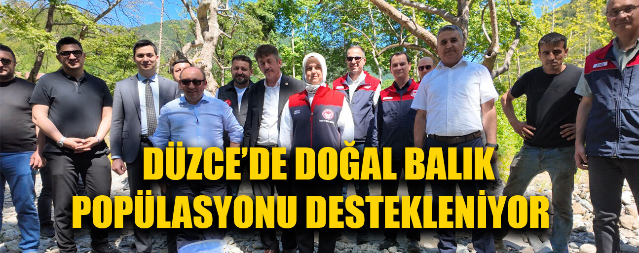 KARADERE DERESİ’NE KIRMIZI BENEKLİ ALABALIK YAVRUSU BIRAKILDI
