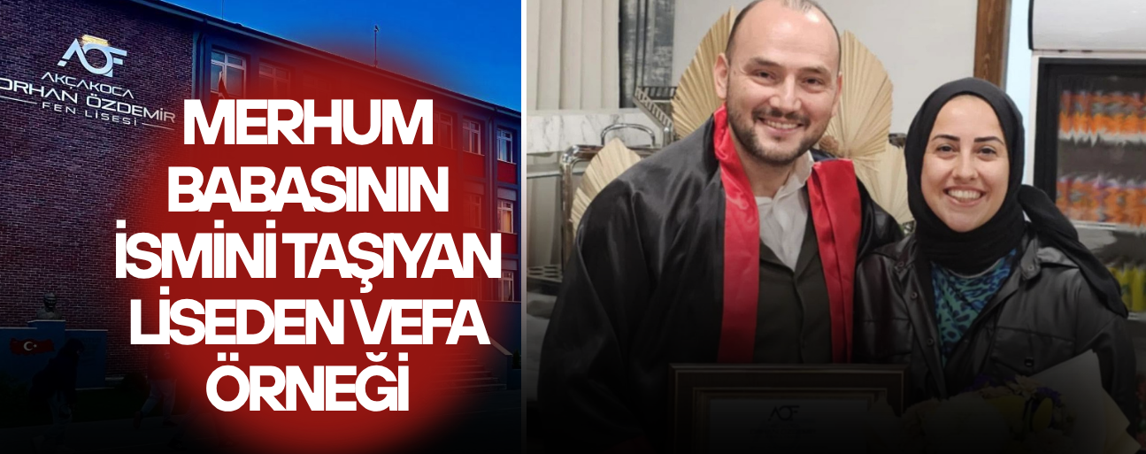 MÜSİAD GENEL BAŞKANI ÖZDEMİR’E “FAHRİ ÖĞRETMEN” UNVANI VERİLDİ