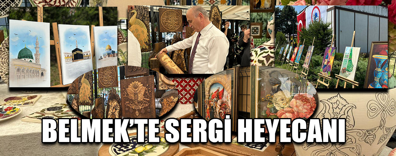 KURSİYERLER ESERLERİNİ GÖRÜCÜYE ÇIKARTTI