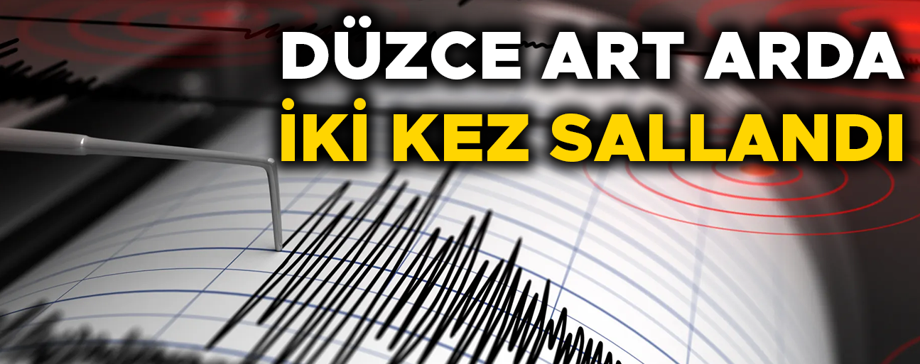 İKİ DEPREM PANİĞE YOL AÇTI