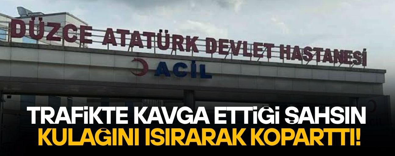 YOL VERME KAVGASINDA KULAĞINDAN OLDU