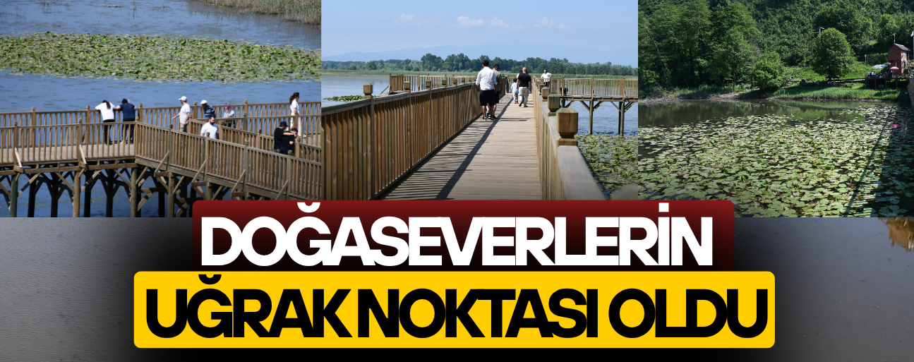 EFTENİ GÖLÜ DOĞA TUTKUNLARINI AĞIRLAMAYA DEVAM EDİYOR