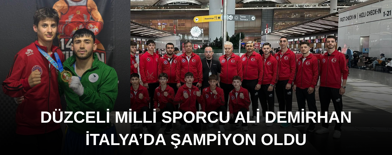 DÜZCE SPOR CAMİASINA BÜYÜK GURUR YAŞATTI