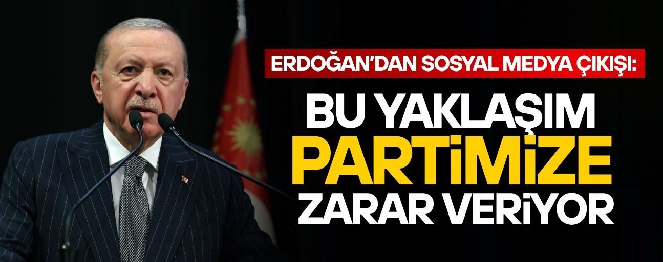 ERDOĞAN’DAN AK PARTİ TEŞKİLATLARINA 'SOSYAL MEDYA' İKAZI
