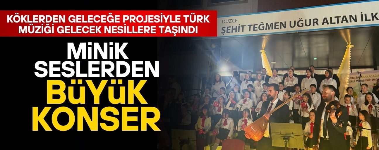 ŞEHİT TEĞMEN UĞUR ALTAN İLKOKULU'NDAN TÜRK MÜZİĞİ RÜZGARI ESTİ